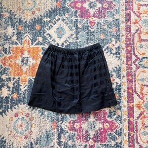 Gap dark blue striped skirt
